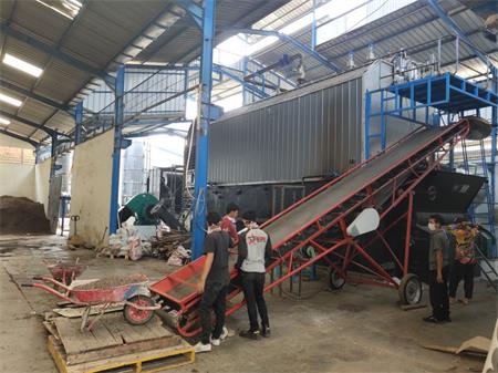 印尼10吨生物质蒸汽锅炉2